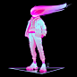 Neon boy 2 , François Bourdin : Neon boy 2  by François Bourdin on ArtStation.