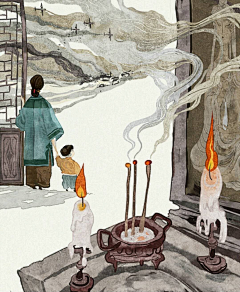 格礼采集到复古插画