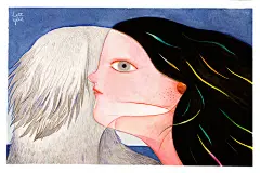 《这是一首简单的小情诗》插图-Lettyice_插画,原创,水彩,水粉_涂鸦王国插画