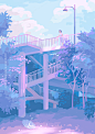 天桥_麗_MARYLI__插画师作品_涂鸦王国gracg.com