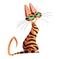 来自插画师 Heather Nesheim 笔下的猫咪