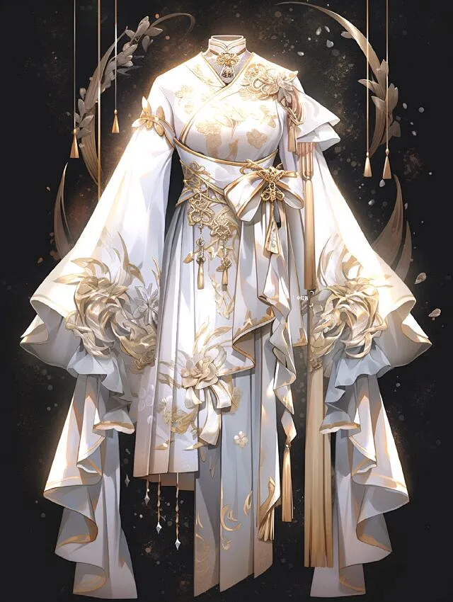 白金色系-骑士服-花瓣网