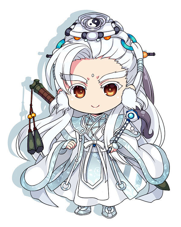 霹雳布袋戏同人图插画壁纸剑子仙迹q版礼包半次元第一中文cos绘画小说