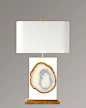 Bel Air Agate Table Lamp