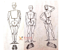 人体动态绘画（一）：站姿人物的动态图解(2)