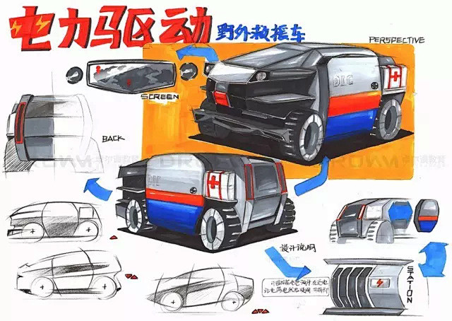 产品快题手绘表现