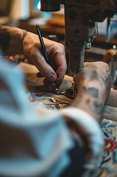 AI数字艺术西装定制西服店摄影图-众图网