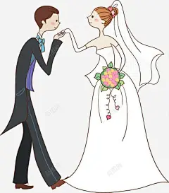 婚庆人物 页面网页 平面电商 创意素材