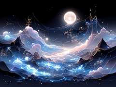 白鹿红莲采集到绘画元素素材