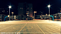 夜间篮球场
