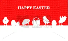 复活节,鸡蛋,鸡,布告,可爱的,篮子,贺卡,鸟类,春天,装饰物