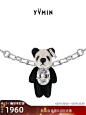 YVMIN尤目 乐园系列 城市限定镶嵌熊猫银项链胸针女情人节礼物-tmall.com天猫
