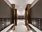 Marbella : Jersey City, NJ With a soothing color palette and alternatively textured and reflective materials, Fogarty Finger helped transform the lobby and amenity spaces of this large multifamily apartment b…