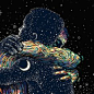 James R Eads Illustration>>>> Reminds me of the lunar chronicles
