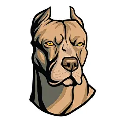 斗牛犬狗插画矢量图设计素材