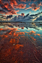 Red Reef Sky II by Glenn Crouch
