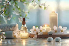 香薰介绍静物摄影图片