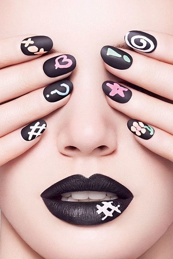 30 Cool Matte Nail A...