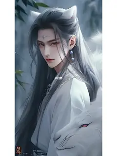 AI古风美男手机壁纸
