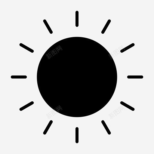 太阳气象夏季图标 免费下载 页面网页 平...