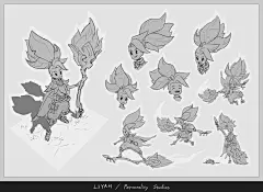 {线稿系列}角色线稿设计，动态（魔幻）