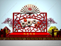 2019新年春节商场美陈装饰3D模型