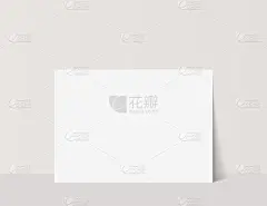 水平海报模型。白色的床单站在中性色的墙前。矢量插图。