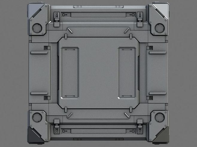 sci-fi containers 3d...