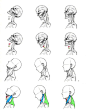 一些关于头部及脖子的角度绘画参考，麻竹练起来！pid=1613505 ​​​​