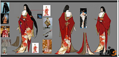 少冬瓜采集到东方/古风/和风/角设/立绘