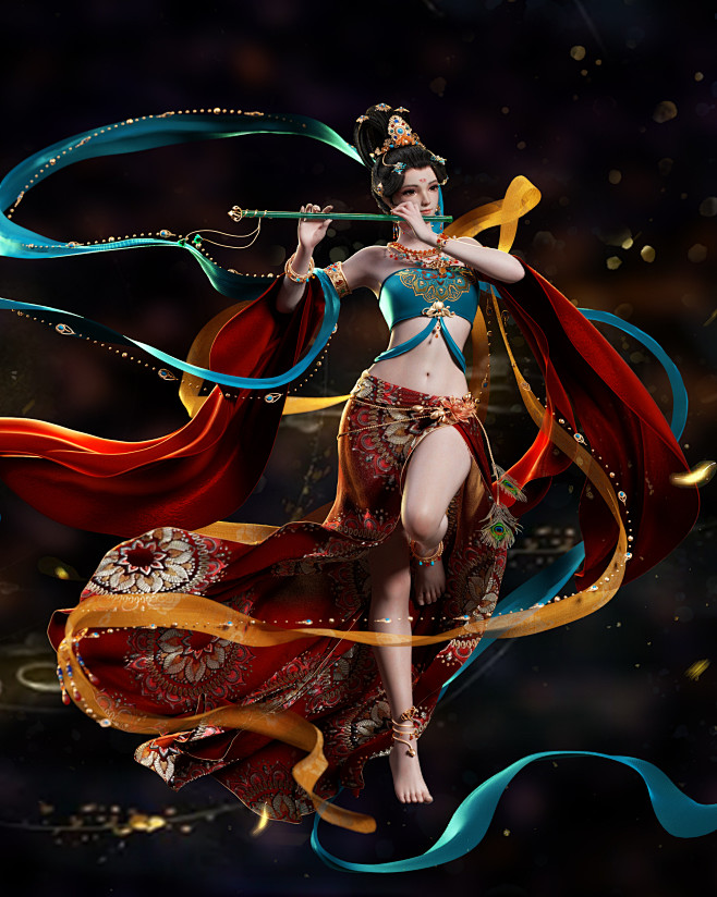 敦煌  挽笛, , AbleT - CG...