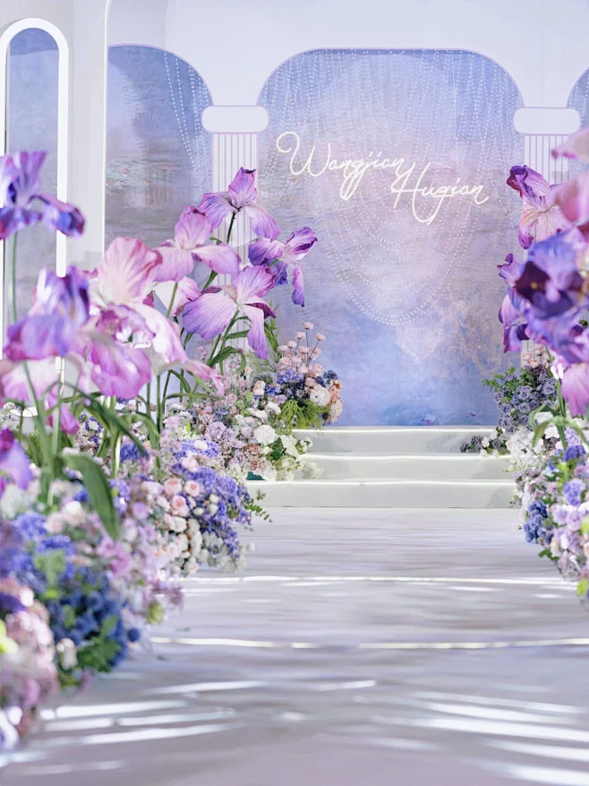 邂逅莫奈油画般的花园|法式轻奢风婚礼 - 小红书-花瓣网