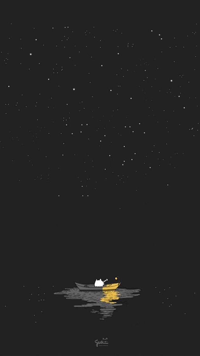 iPhone壁纸 插画师：Baesung...