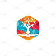 人体树标志设计。领袖教育标志设计。