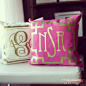 Monogram Throw Pillow Cover