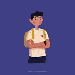 饭太稀 温馨小插画 简单插画 暖心插画 萌插画1135