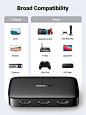 Amazon.com: UGREEN HDMI Switch 3 in 1 Out 4K HDMI Switcher Splitter, 4K 30Hz HDMI Switch with Remote HDMI 3 Port Box Hub Supports HDR CEC 3D HDCP1.4, Compatible with PS5 PS4 Xbox Fire Stick Roku Apple TV PC : Electronics