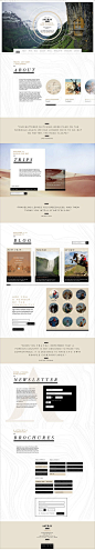 Astray Travel Co : Branding, Website & App by Rebecca Williams, via Behance awesome web design