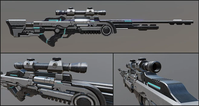 Sci-fi sniper rifle, Alexander Guryanov图片_概念设计-枪械/载具图片素材-花瓣网