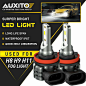 Image 1 - 2x AUXITO H11 H16 H8 LED Fog Driving Light 6000K Super Bright DRL Bulb L3 Kit EA
