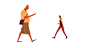 People walking with Cell phones : Study of people walking with their cellphones... 