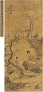 费丹旭（1802～1850） 梅边吹笛图