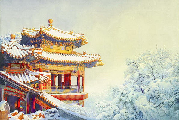 北京。冬