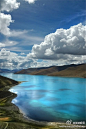 西藏-羊卓雍湖，蓝得夸张！