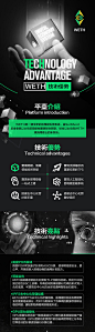 海报炫酷区块链宣传海报长图-源文件
