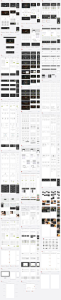 Responsive Website Wireframe Kit by UX Kits on Creative Market:: 