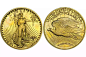 1921年版面值20美元罗马圣贤双鹰金币
价值：1,495,000美元（约合人民币1030万元）

拍卖日期：2006年8月

2000年夏天，苏富比拍卖行出现了一枚正面是罗马圣贤雕像，反面是飞翔雄鹰，面值20美元的金币，这让美国各地的钱币学家都感到惊讶。2006年，第二枚这种罕见的金币出现在拍卖会上。第二枚金币的品相和质量都远远高于第一枚。最初，钱币专家给这枚金币的评级为MS-63,而不是PR-63。

据了解买下这枚金币的是美国铸币局局长雷蒙德-贝克为了纪念其侄子的出生，命令铸币工人铸造了这枚金币。