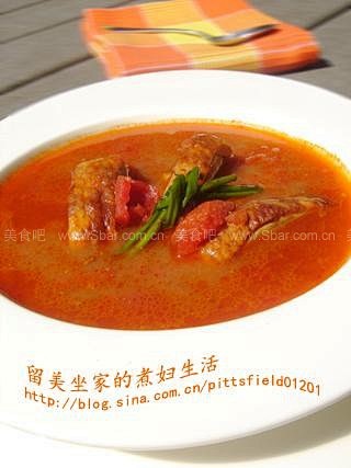 如何做法式红咖喱鸭胸浓汤的做法
