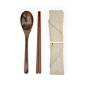 吃茶去原创 便携筷子勺子套装餐具红檀布套旅行送礼环保 设计 新款 2013