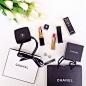 #flatlay #chanel love the flowers and lipstick combo: 